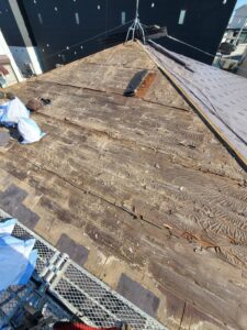 ひたちなか市 カラーベスト部分葺き替え工事