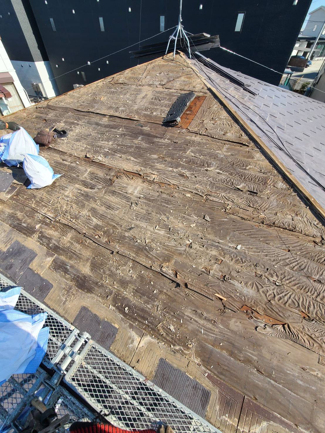 ひたちなか市 カラーベスト部分葺き替え工事